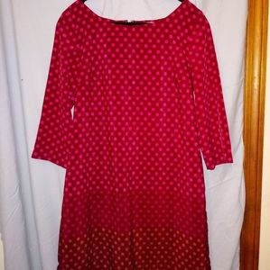 Old Navy Pink/Red Polka Dot Dress